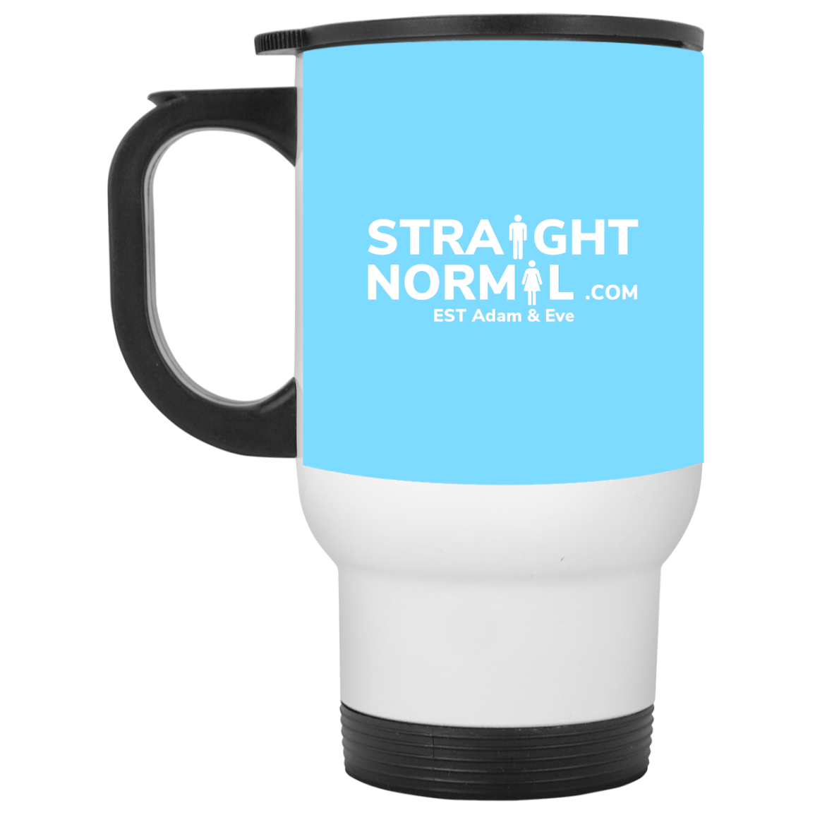 White Travel Mug