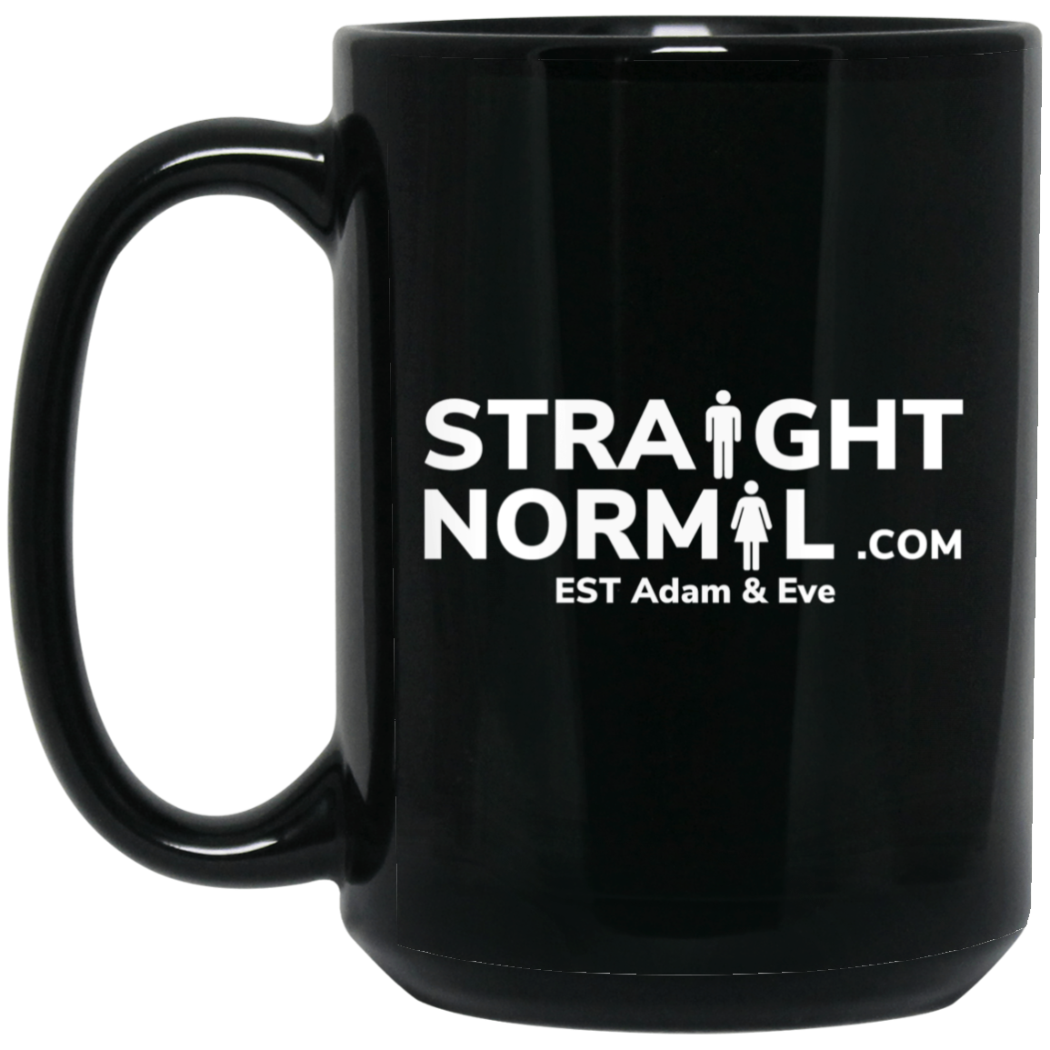 15 oz. Black Mug